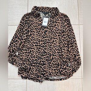 Adrianna Papell Animal Print Top